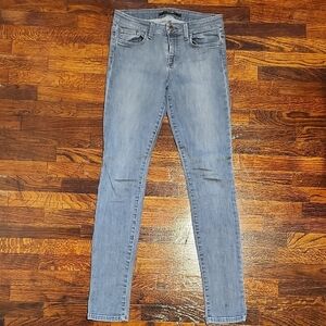 Joe's Jeans Light Grey Blue Women's Skinny Bootcut Jeans Mid Rise Size 28
